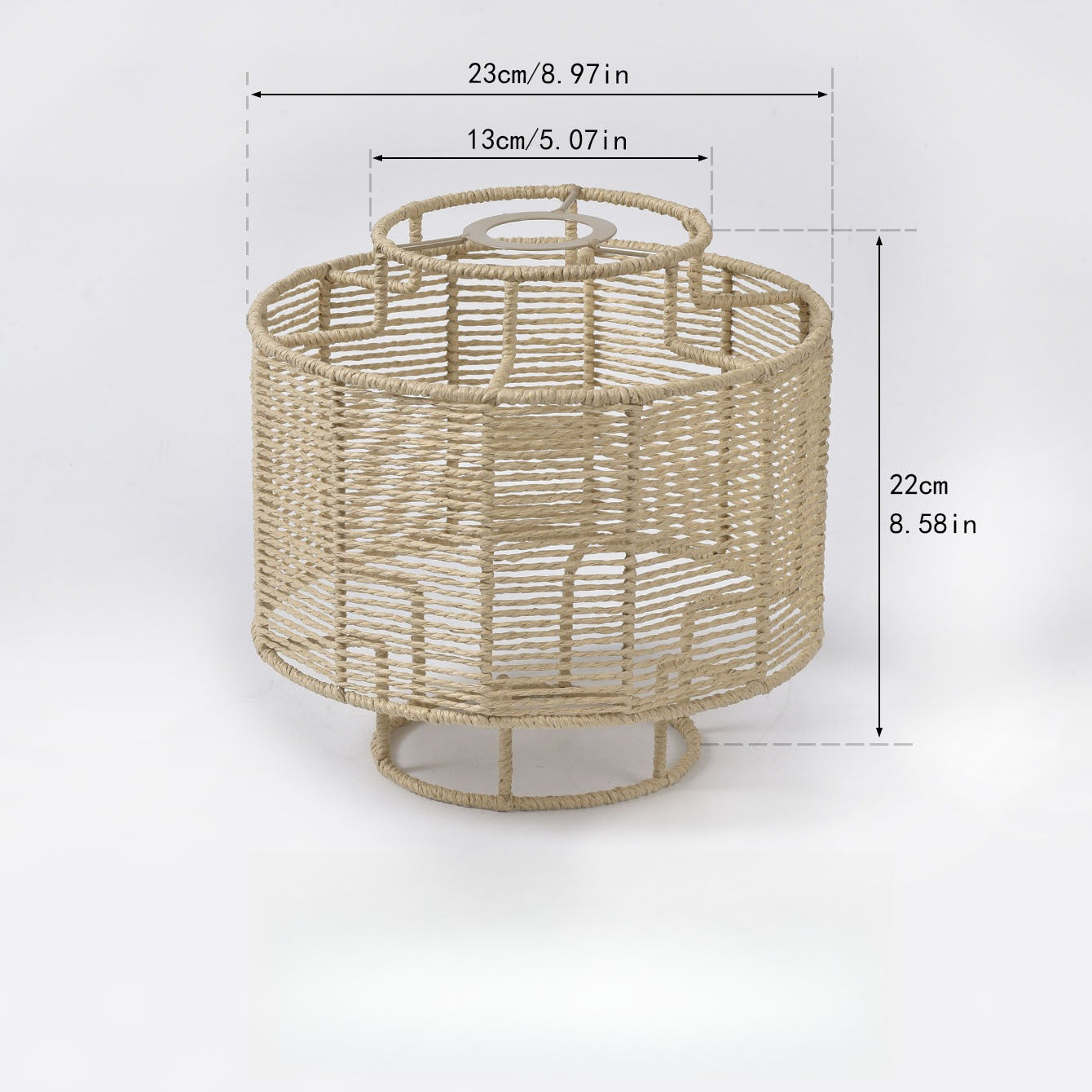 Zen-Style Decorative Lampshade Resembling Rattan And Hemp Rope, a Easy And Creative Pendant Light for Guesthouses, Hotels, And Restaurants