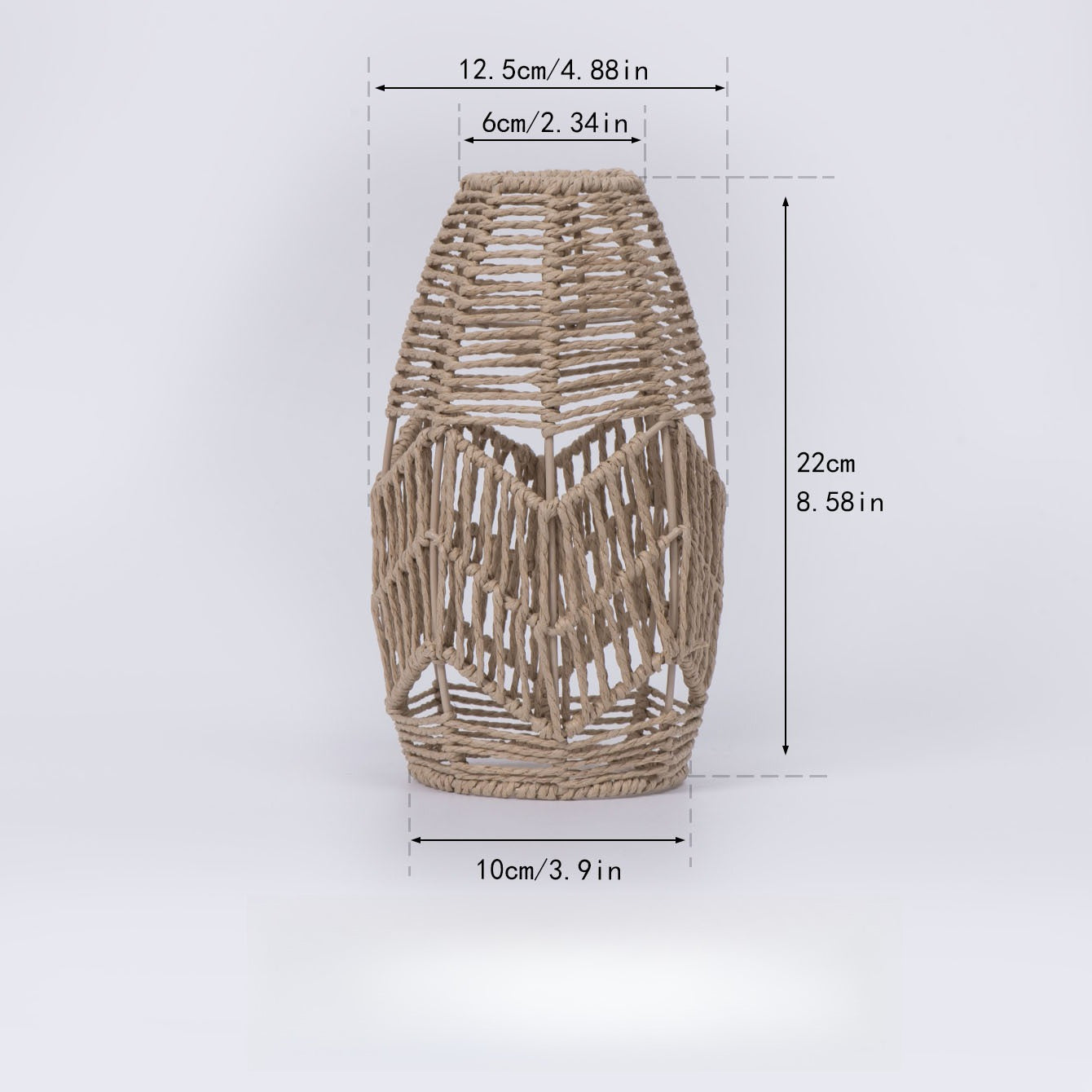 Elegant Handcrafted Woven Paper Rope Pendant Light, a Easy And Vintage Decor for Inns, Hotels, And Restaurants