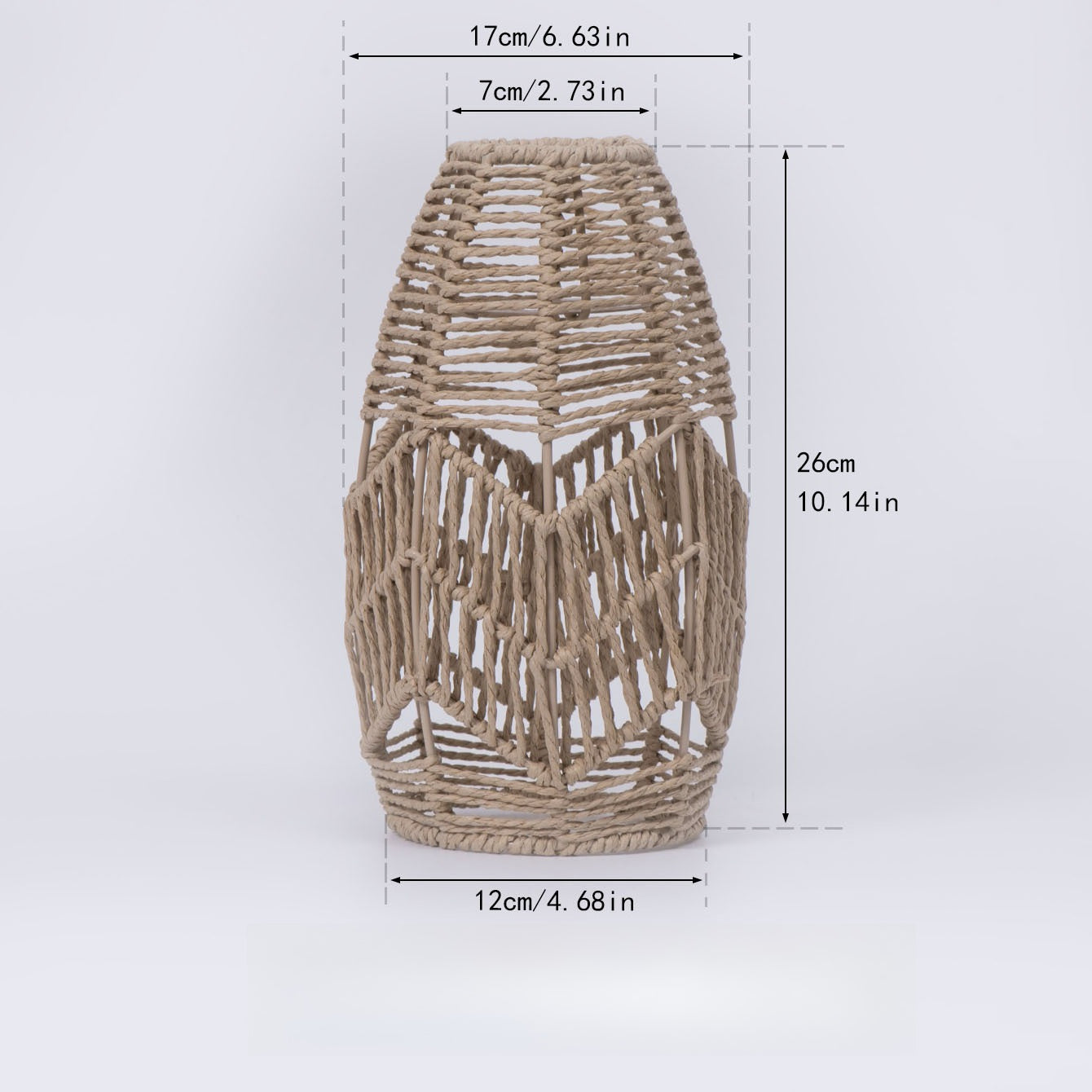 Elegant Handcrafted Woven Paper Rope Pendant Light, a Easy And Vintage Decor for Inns, Hotels, And Restaurants